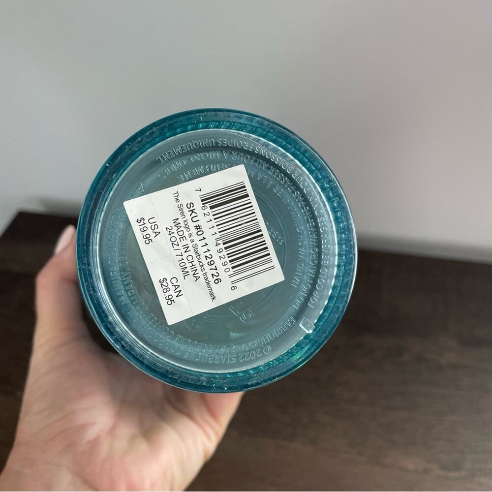 Starbucks | Blue Mermaid Iridescent 24 oz Tumbler Venti Cold Cup Wave Spring ‘22 - Picture 4 of 5